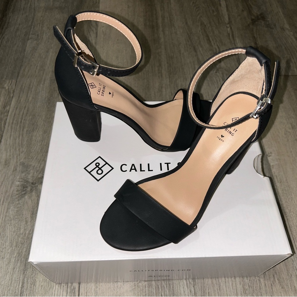Black Block Heel